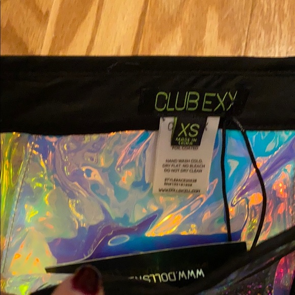 Dolls Kill Club Exx Chrome Opulent Hologram LAST 1 - Picture 8 of 8